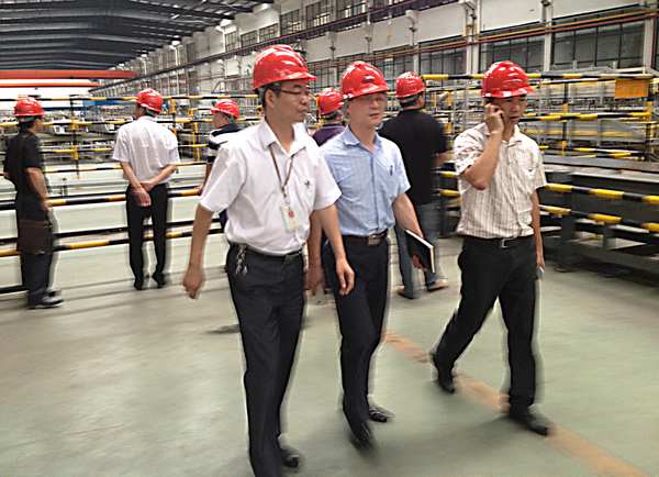 我公司接待兄弟厂会见交流活动