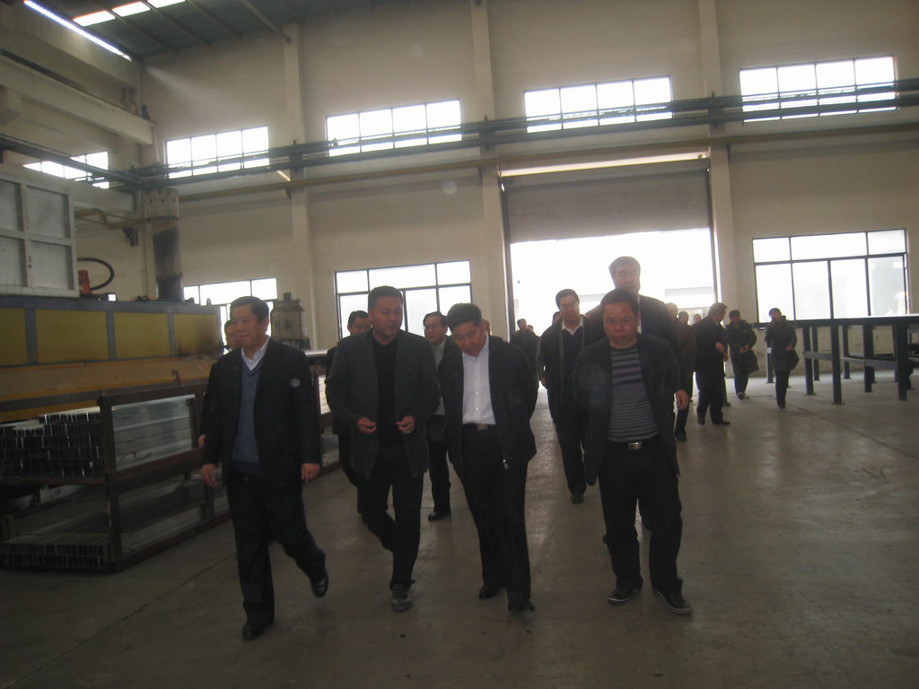 山东菏泽市党政代表团来我公司旅行考察