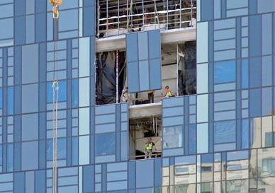 在幕墙施工的历程中，，，有哪些注重事项？？