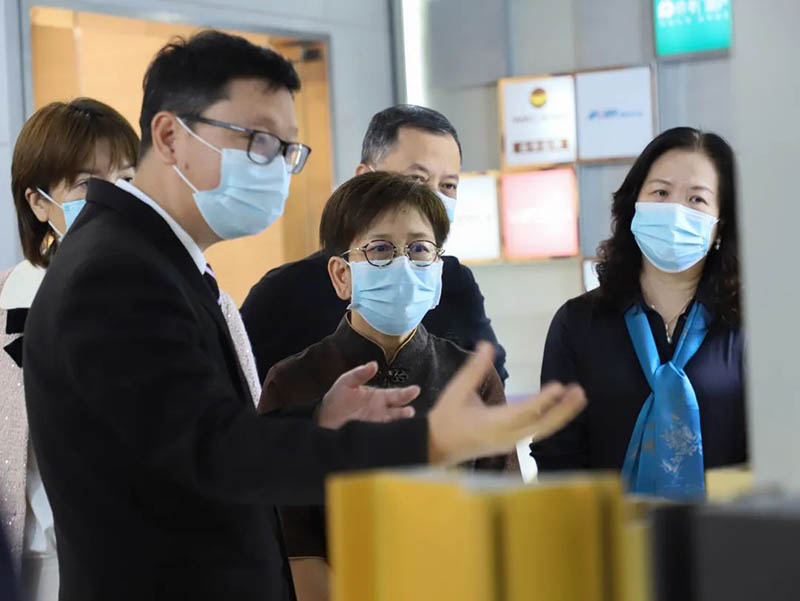 南海区政协向导一行莅临mg冰球突破集团考察交流