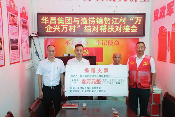 现金捐赠、党建共建、就业帮扶，，走访慰问