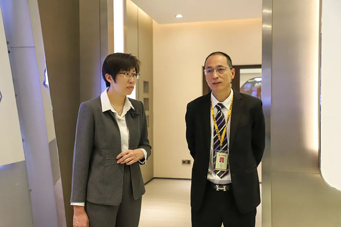 江门市市场监视治理局一行莅临mg冰球突破集团观摩交流