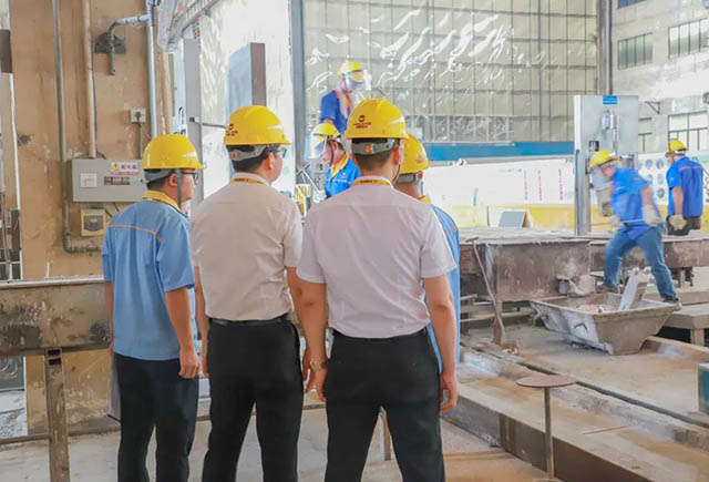 演练最先前，，各部分起劲做好准备事情